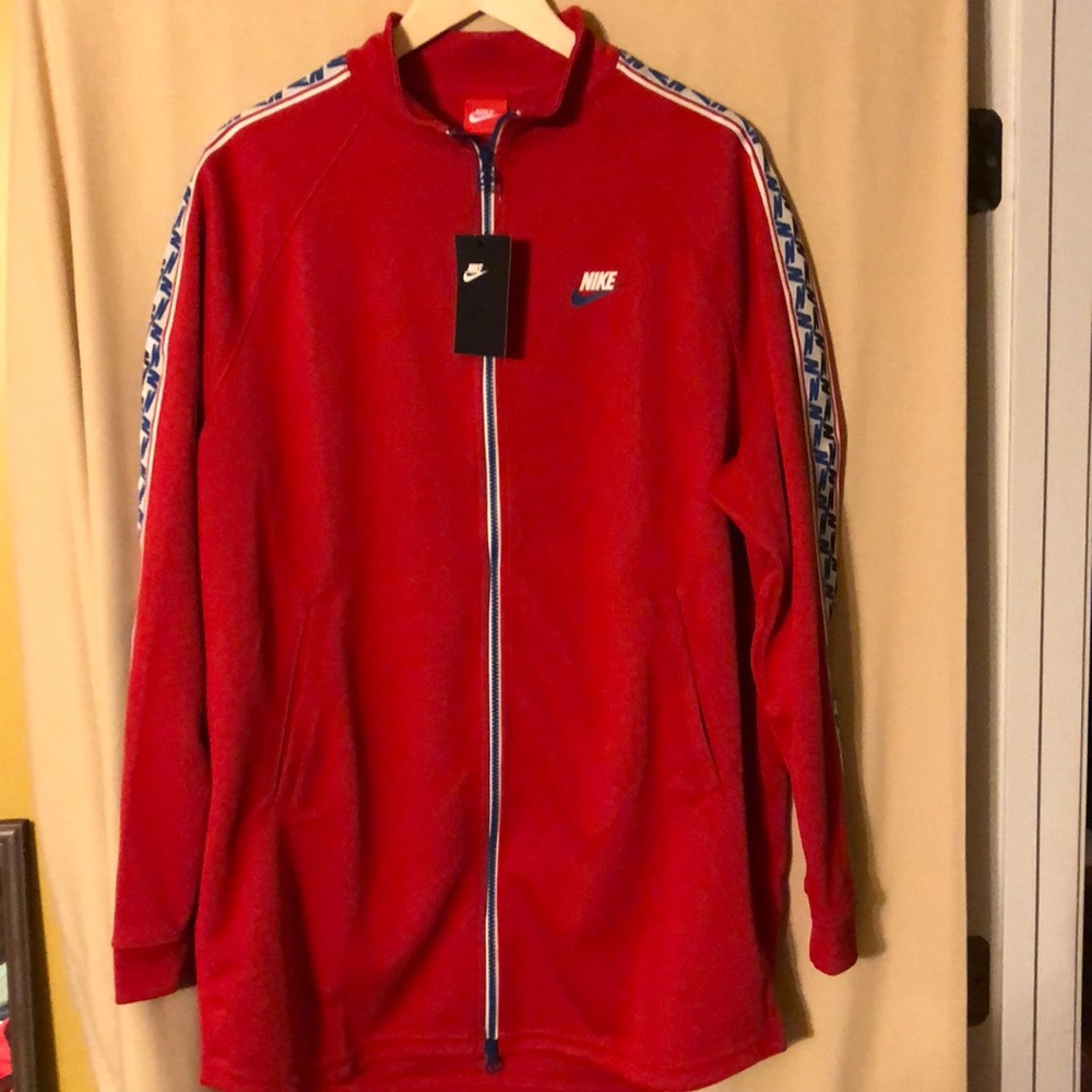 NIKE men’s RED designer sports jacket NWT